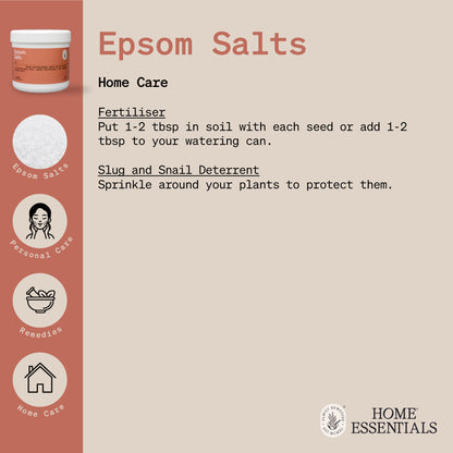 The second page of the Epsom Salts Handy Hints which lists the various uses and DIY recipes