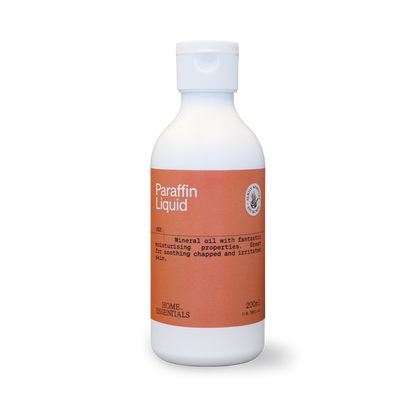 A Front View of the Paraffin Liquid 200ml Bottle on a white background